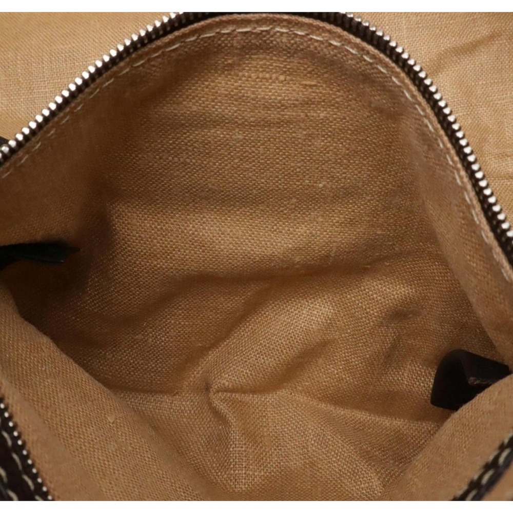 Fendi Selleria Villa Borghese Bag Womens Medium Brown Excellent Pebbled Leather - Picture 11 of 13